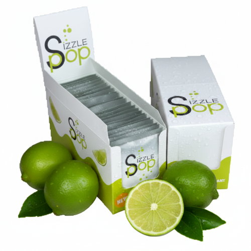 Sizzle Pop Lime Flavor Party Box 24 Count | Sizzle Pop